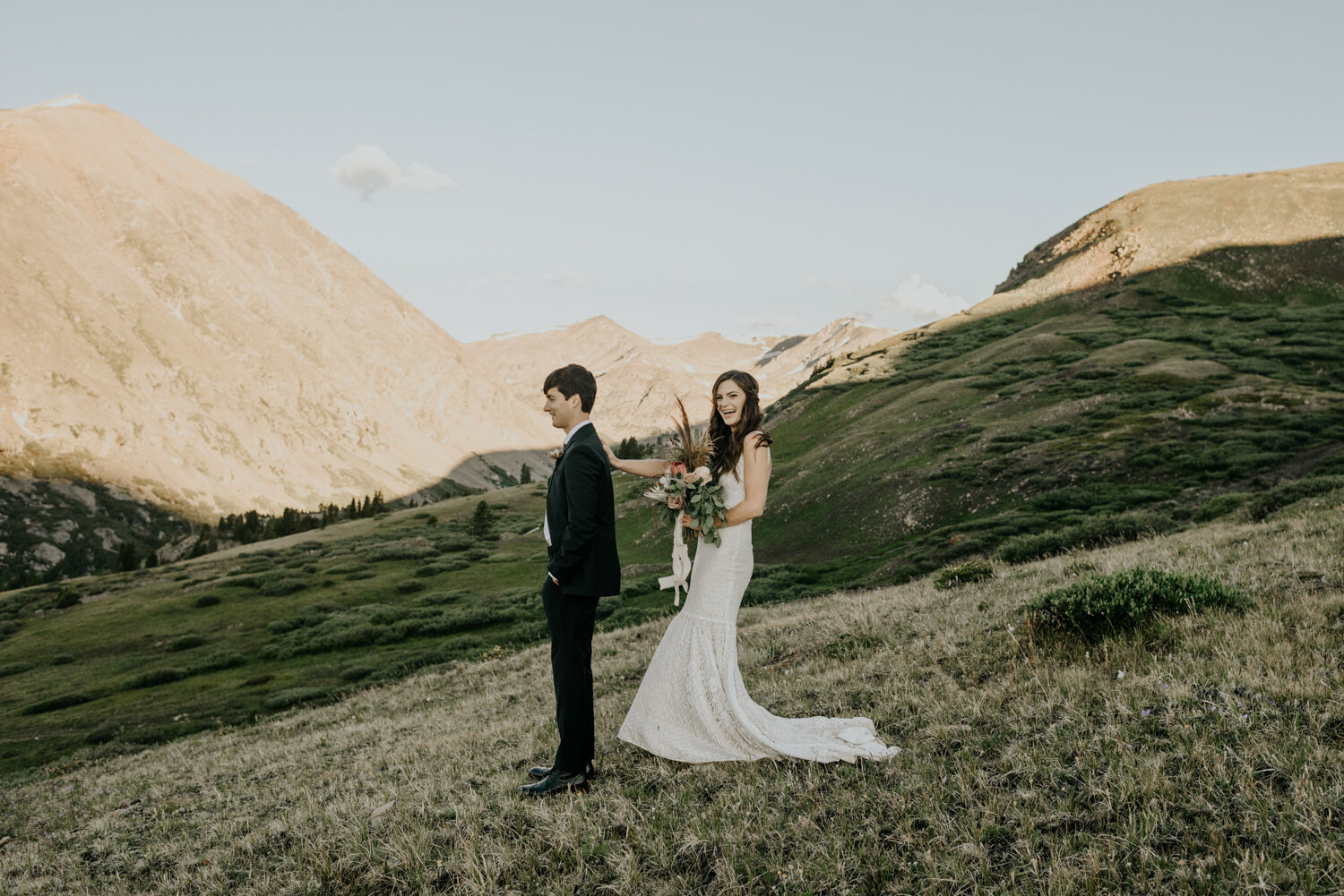 Hoosier Pass Elopement First Look Photos