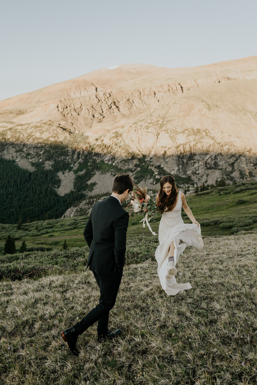 Hoosier Pass Elopement First Look Photos