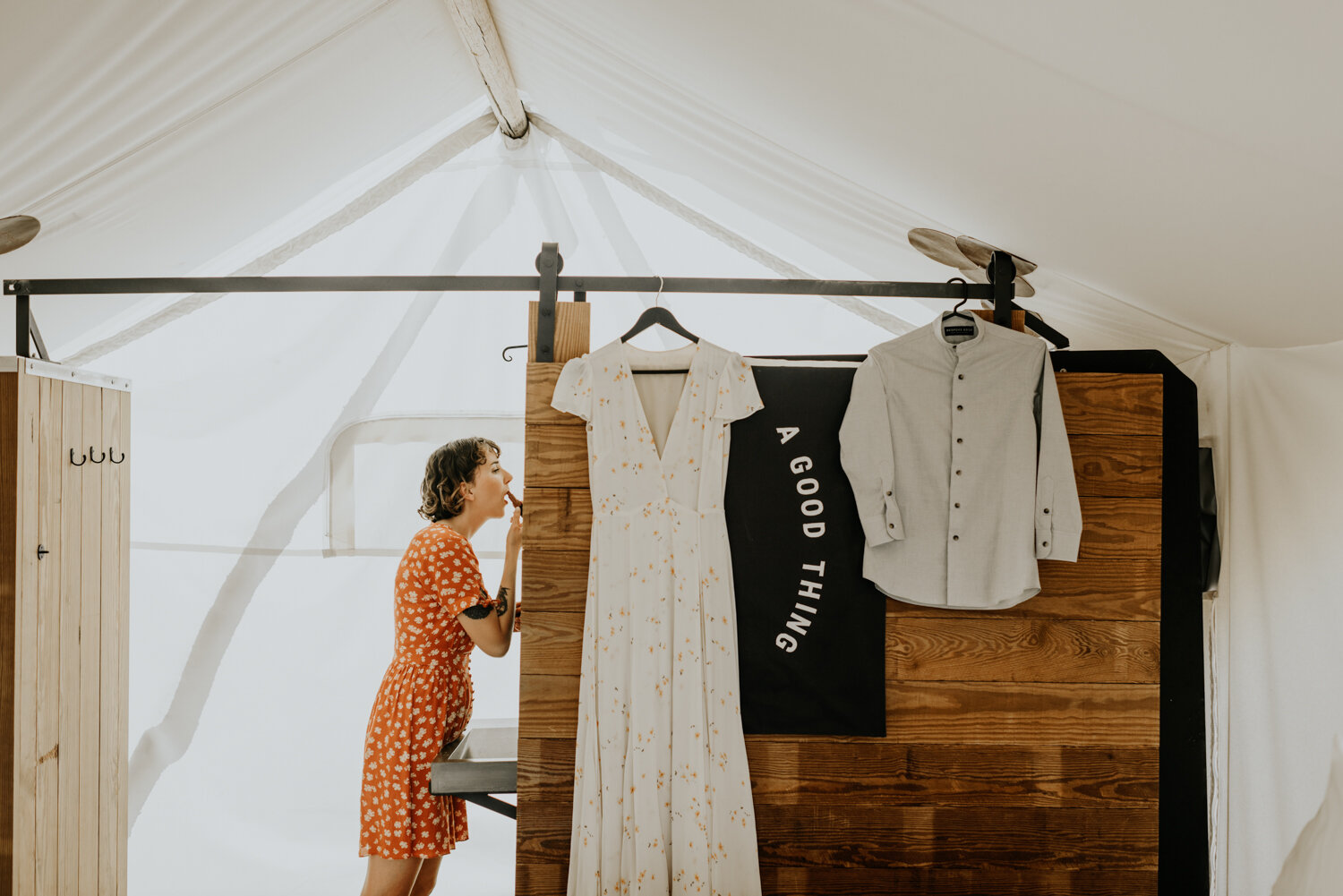 Under the Canvas in Moab, UT Wedding Day Details