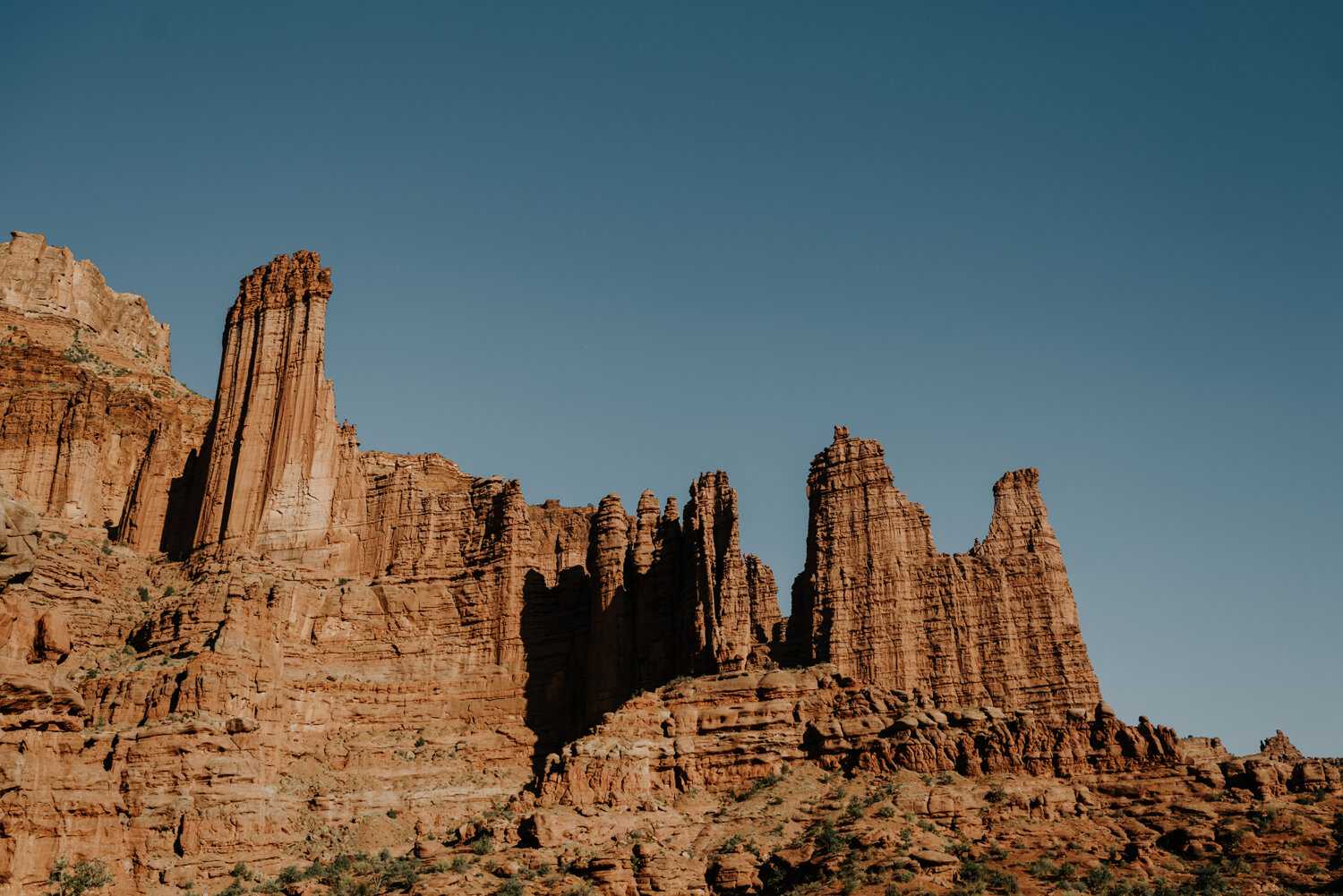 Fisher Towers in Moab, UT Intimate Wedding