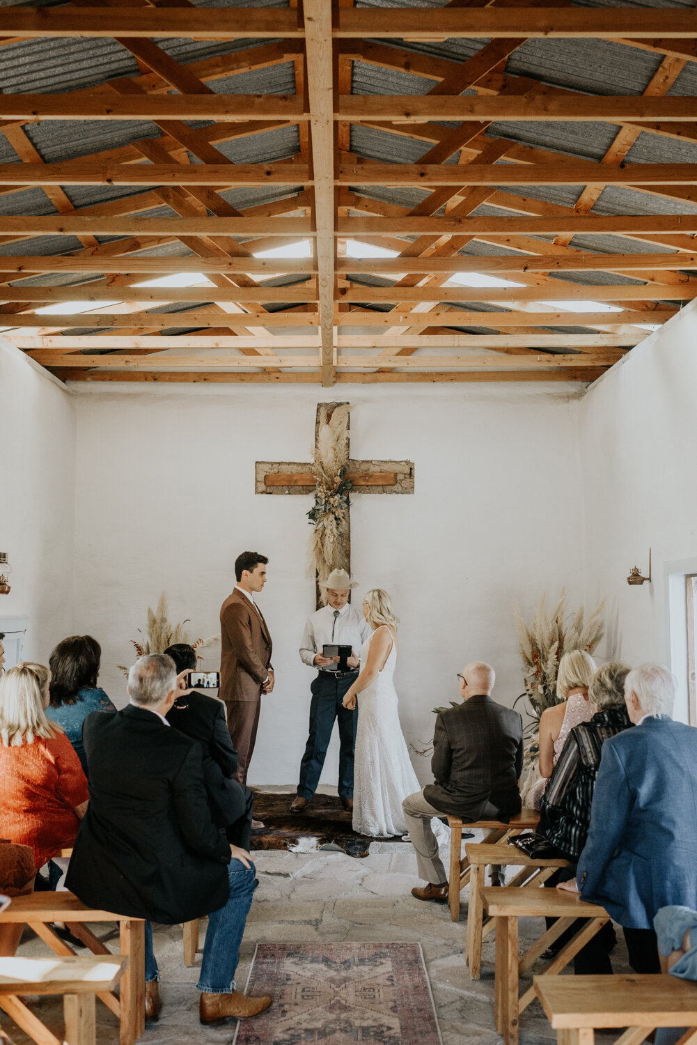 Calera Chapel in Balmorhea, TX Wedding Photographer