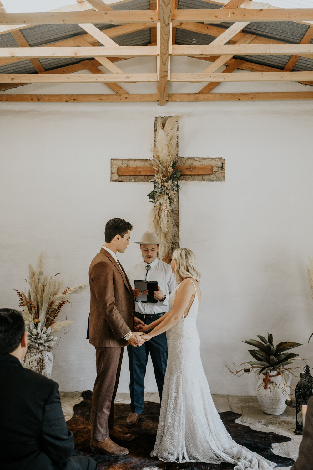 Calera Chapel in Balmorhea, TX Wedding Photography