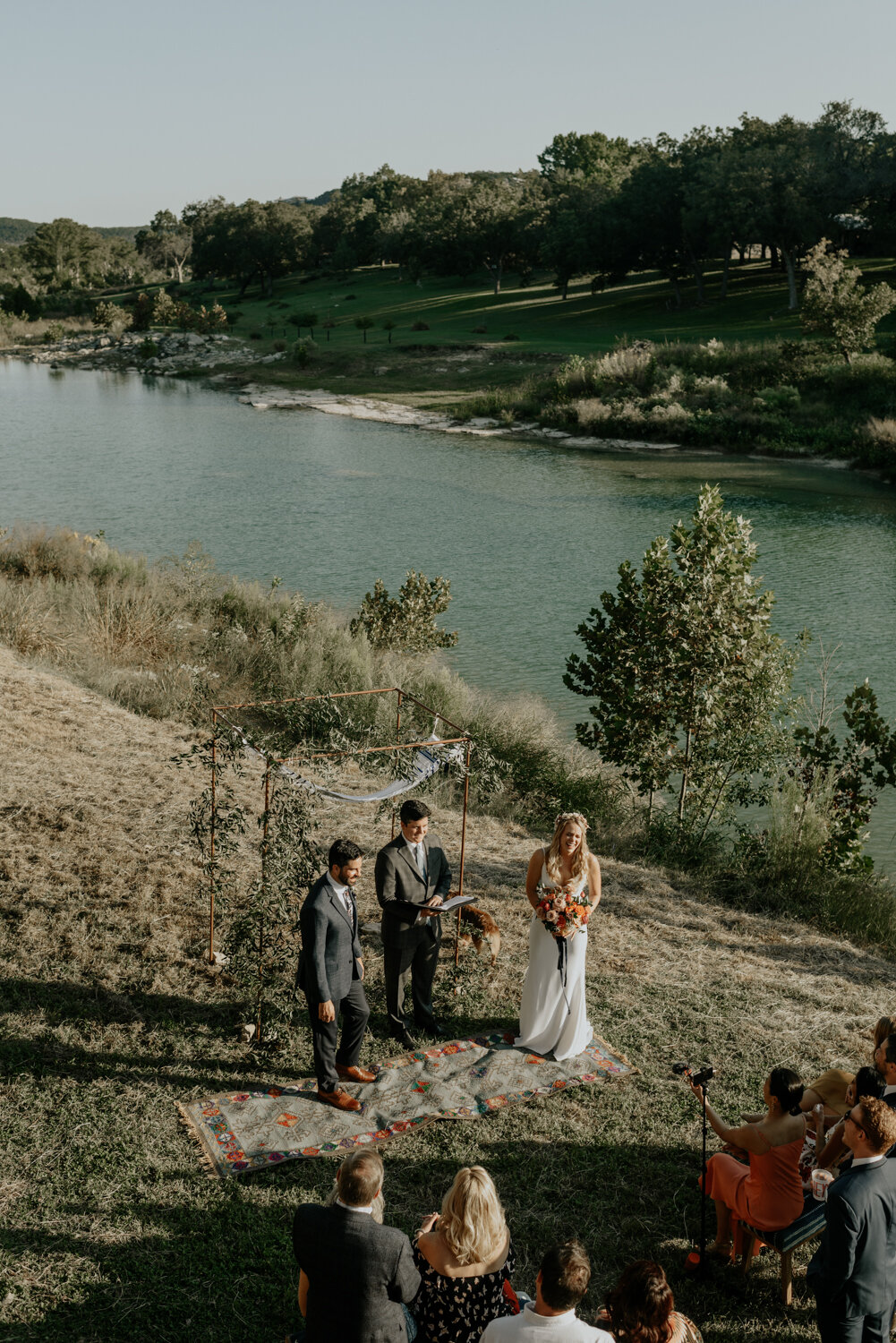 Bluffs on The Blanco in Wimberley, Texas Intimate Wedding Photographer