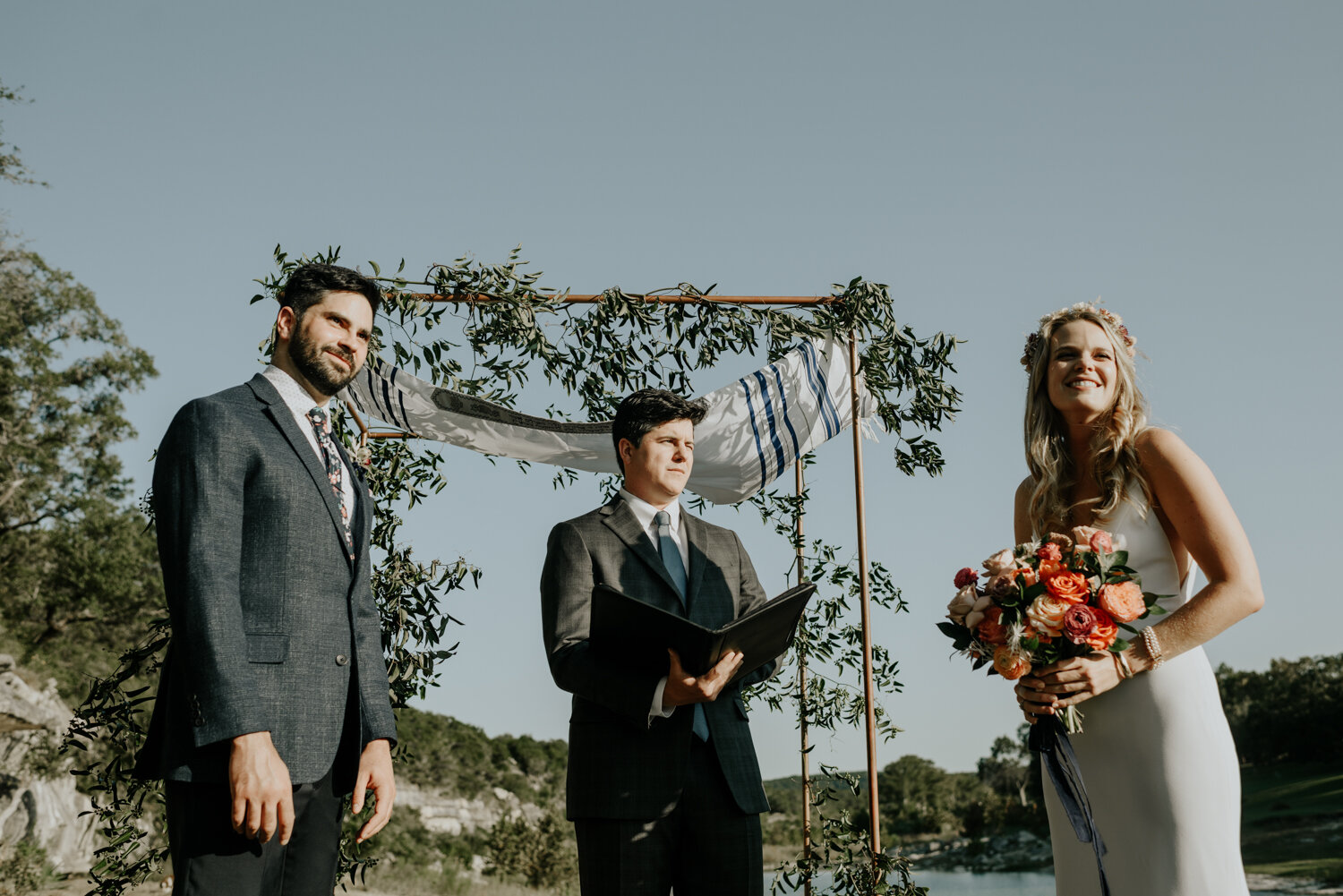 Bluffs on The Blanco in Wimberley, Texas Intimate Wedding Photography