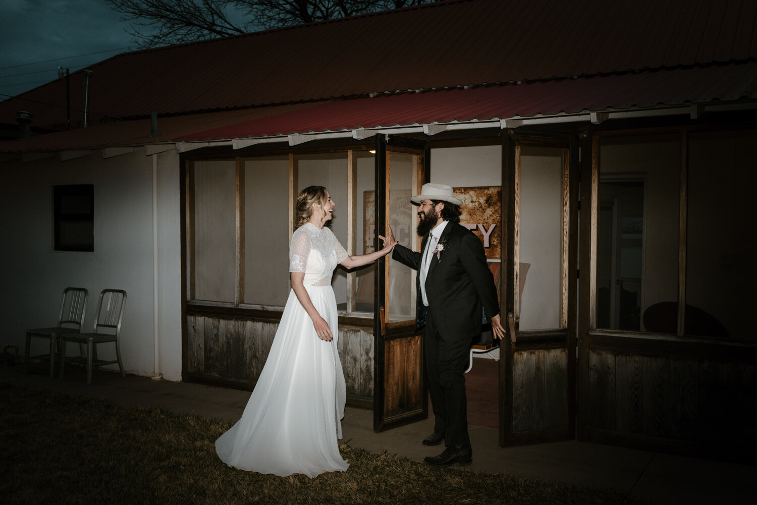 Corte Del Norte in Marfa, Texas Epic Wedding Reception Photography
