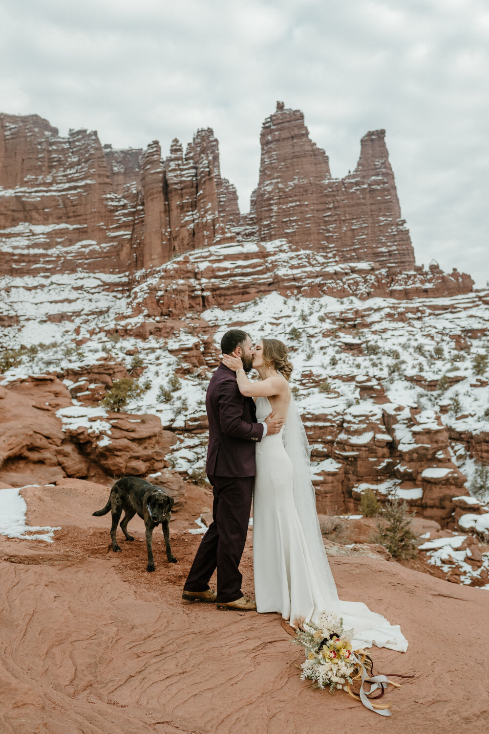 Fisher Towers Elopement Ceremony