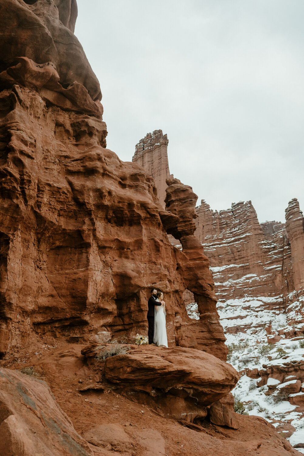 Fisher Towers Epic Elopement Wedding Photography