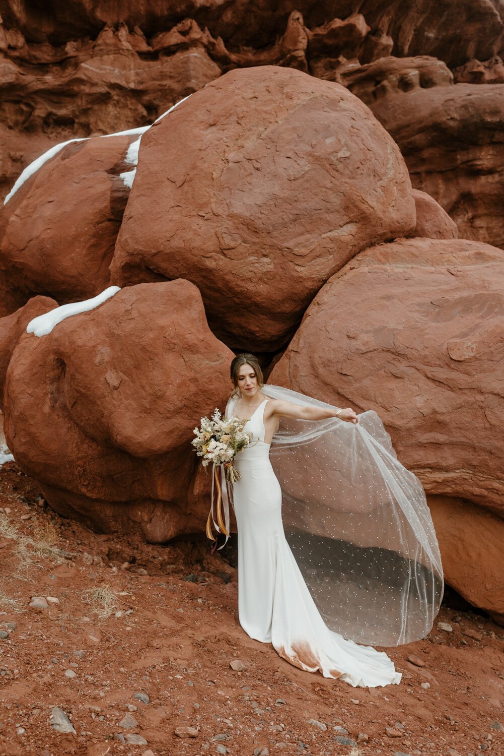 Moab Elopement Portrait Wedding Photos