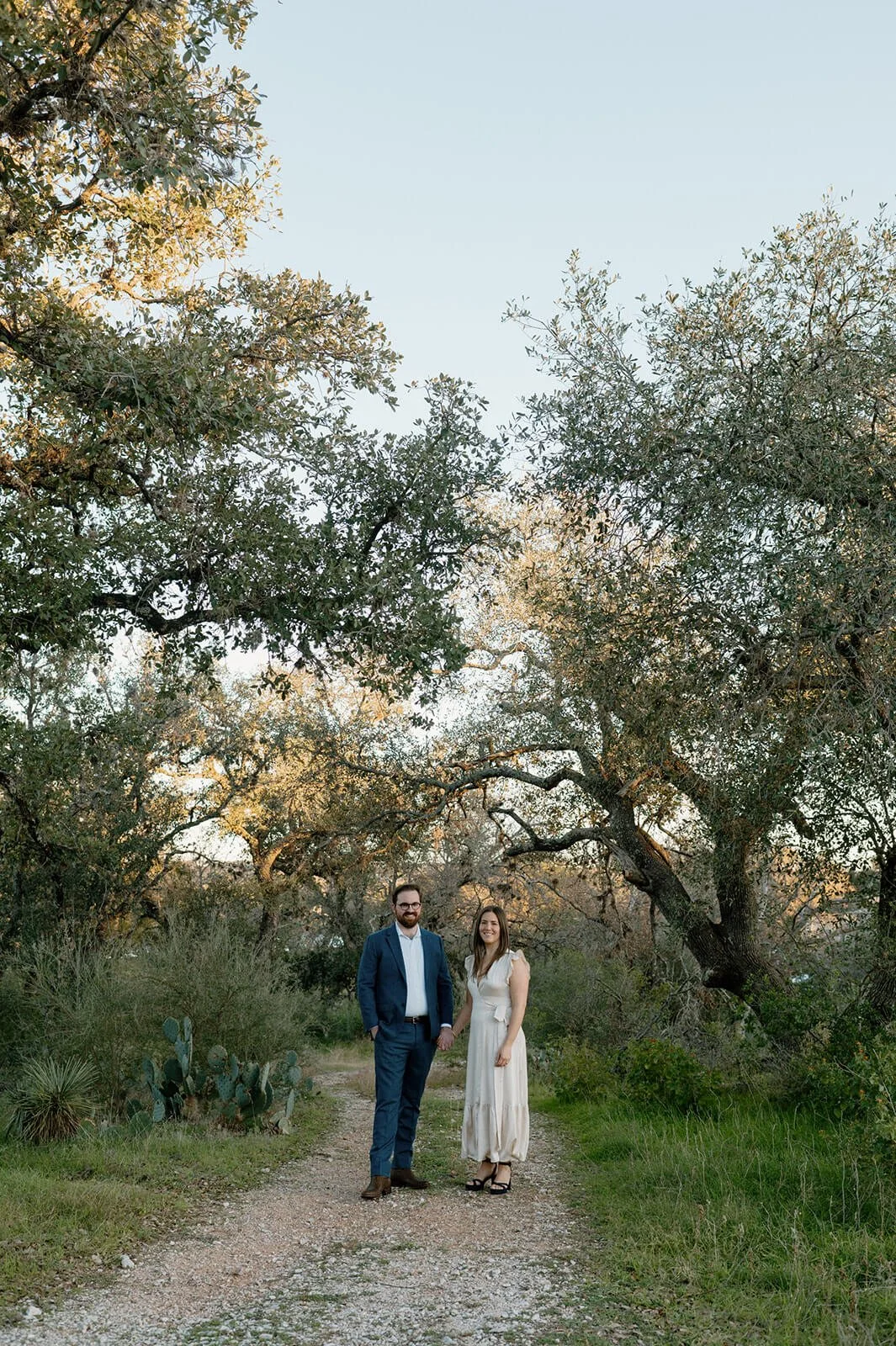 Bridal portraits on a lakefront property in Burnet, TX