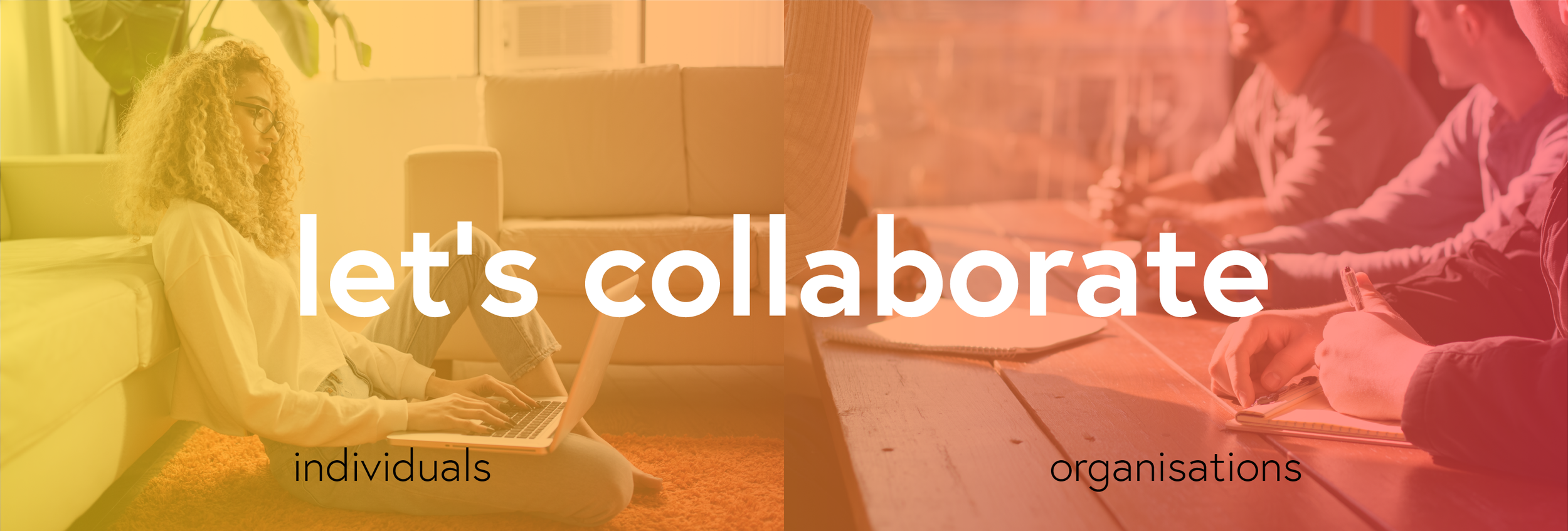 Whether you’re an individual or organisation working in mental wellbeing: We're here to help. If we don’t have the expertise in-house, we'll connect you with a member of our community that does.