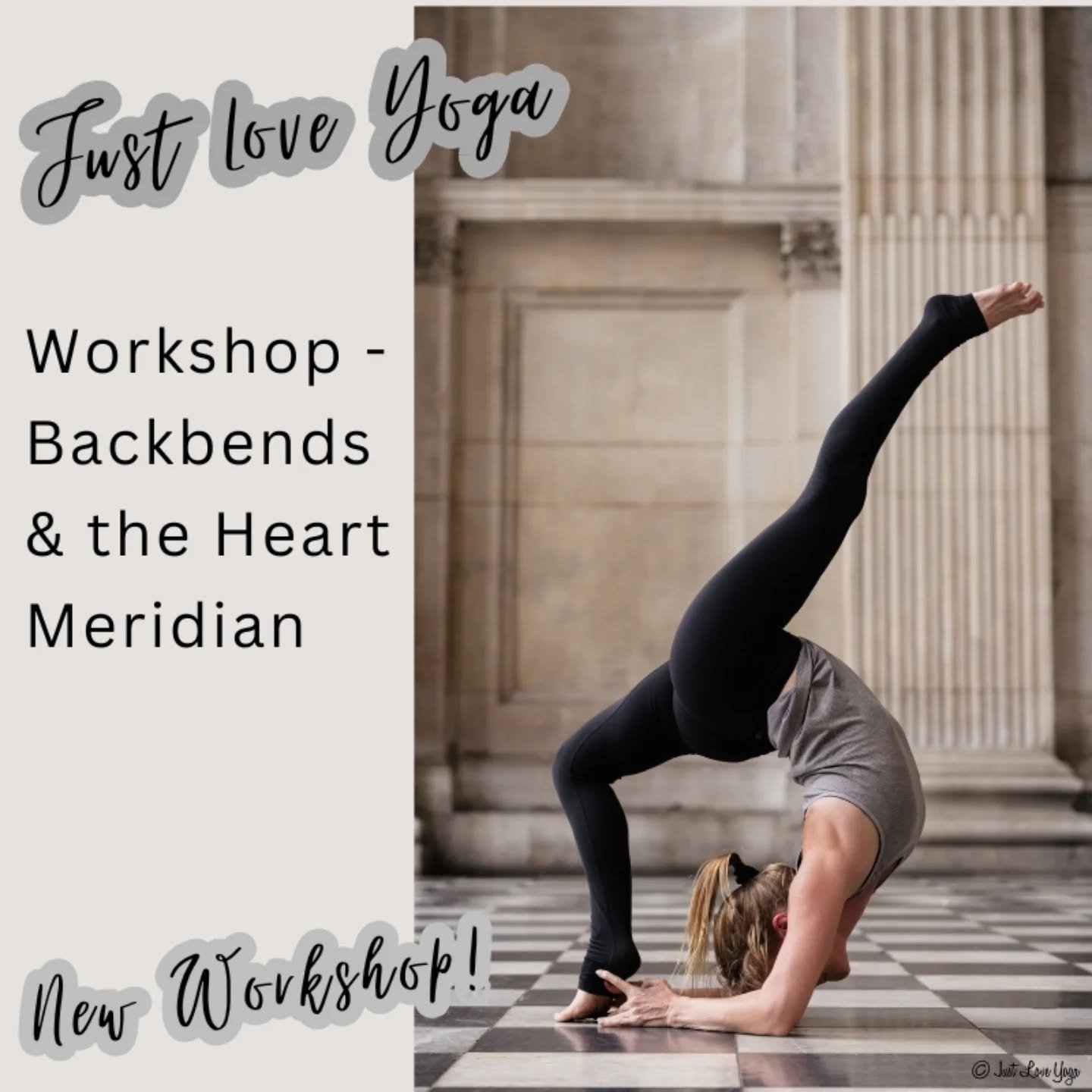 New workshop - Backbends &amp; the Heart Meridian: Strength, Softness and Shen

I'm excited to be offering this new workshop! Fusing the ancient traditions Traditional Chinese Medicine (TCM) with yoga backbends - specifically those from the Ashtanga 