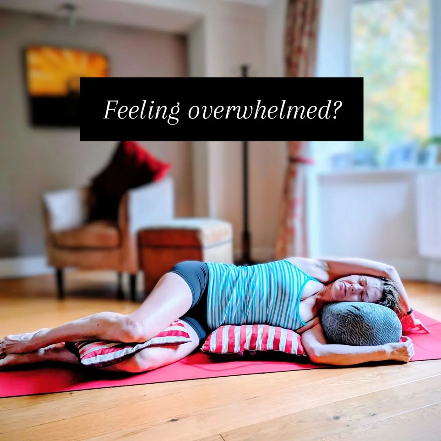 Feeling overwhelmed... wired?

Here&rsquo;s one of my favourite restorative shapes to soothe the nervous system and gently stimulate the vagus nerve.

Restorative yoga doesn't have to be complicated sometimes all it takes is soft support, slow breath