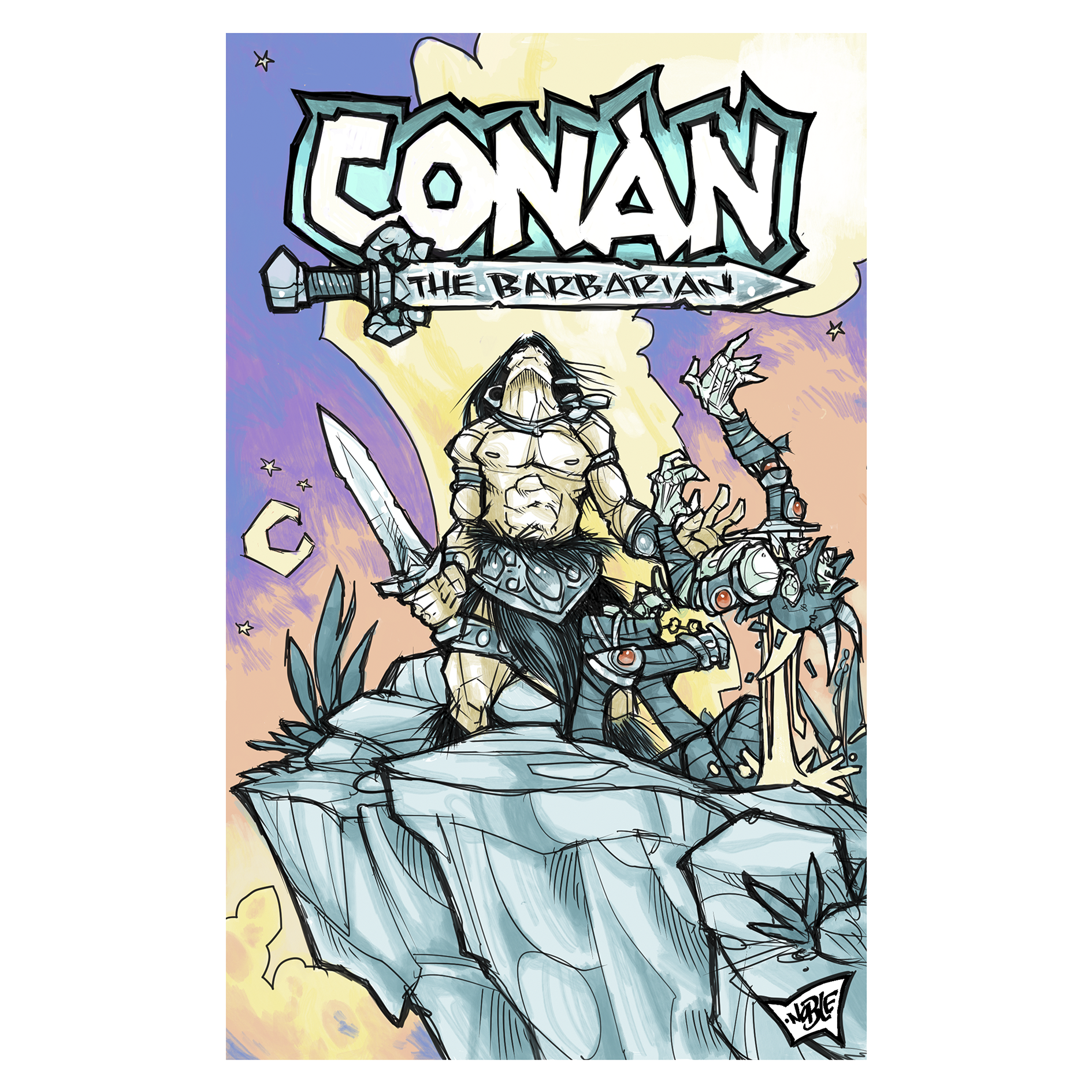 CONAN The Barbarian Print