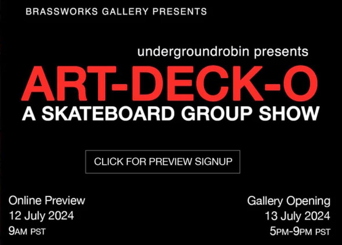 I&rsquo;ve had a few inquiries about getting a buyers preview for Art-Deck-O and figured that if anyone else wants in early (7/12) to share the sign up. Go get em:

https://mailchi.mp/brassworksgallery/july2024signup