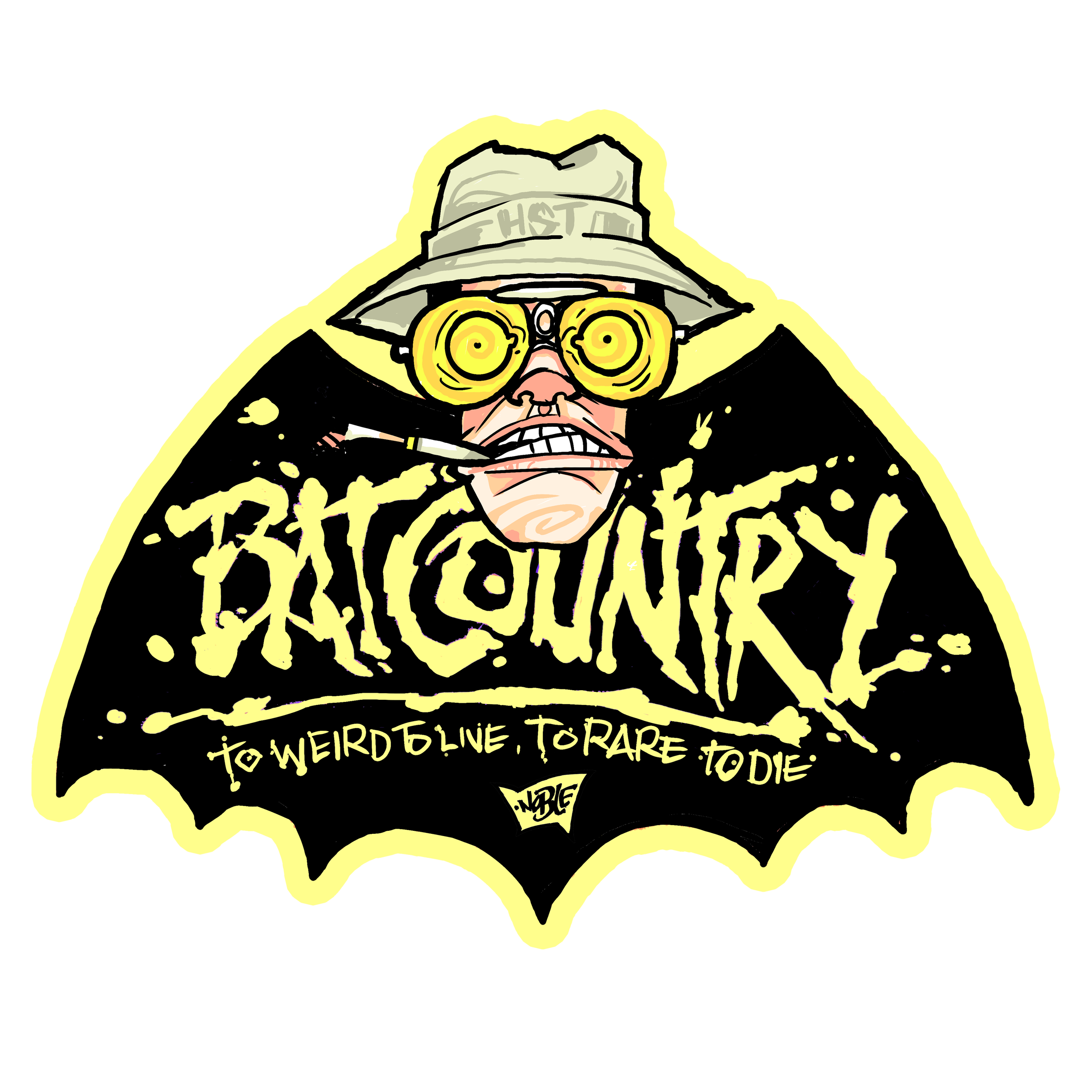 Bat Country Sticker