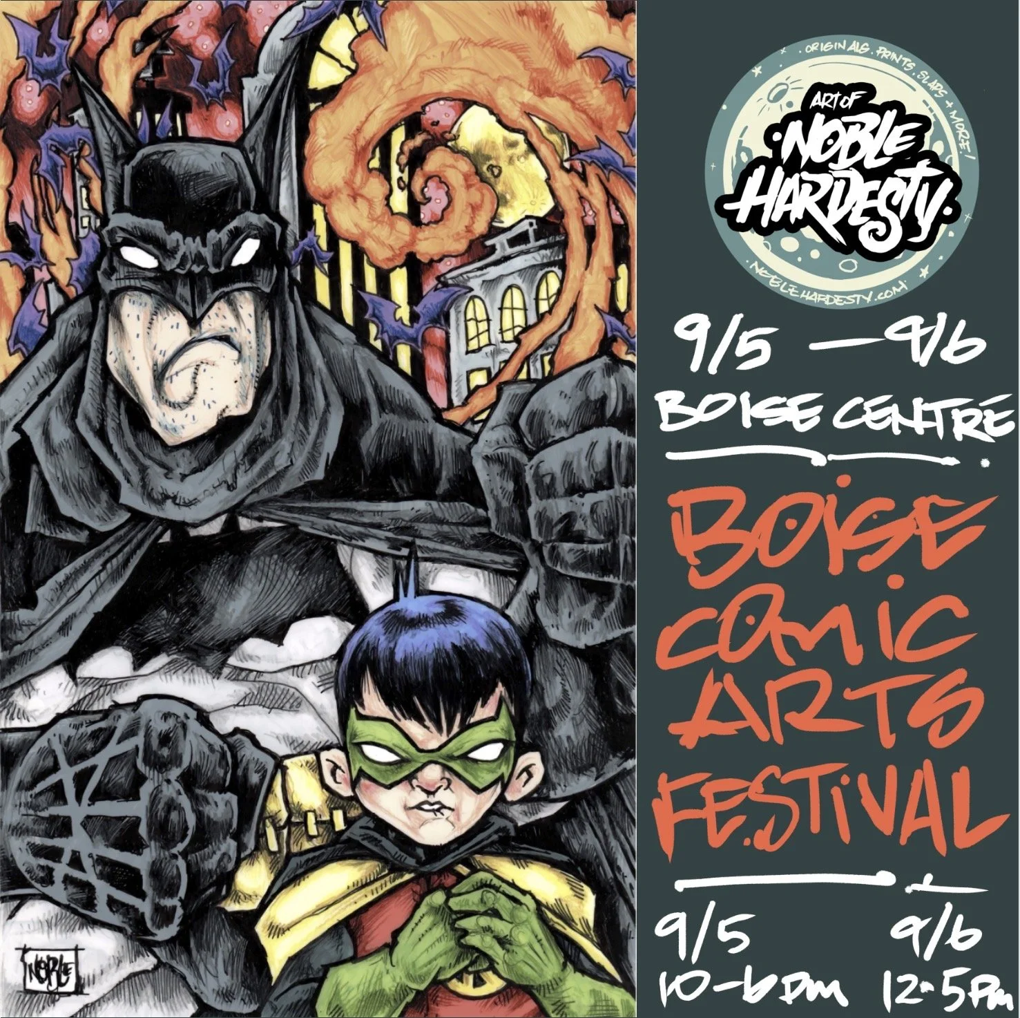 9-5 Noble Hardesty at Boise Comic Arts Festival