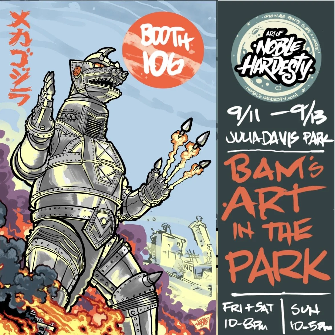 9-11 Noble Hardesty at BAM Art In The Park