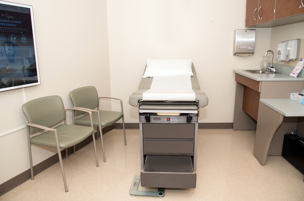 Spacious and Comfortable Exam Rooms