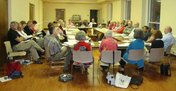 This picture is from the recent Session and Deacon Meeting when the new classes were examined and welcomed after their training.