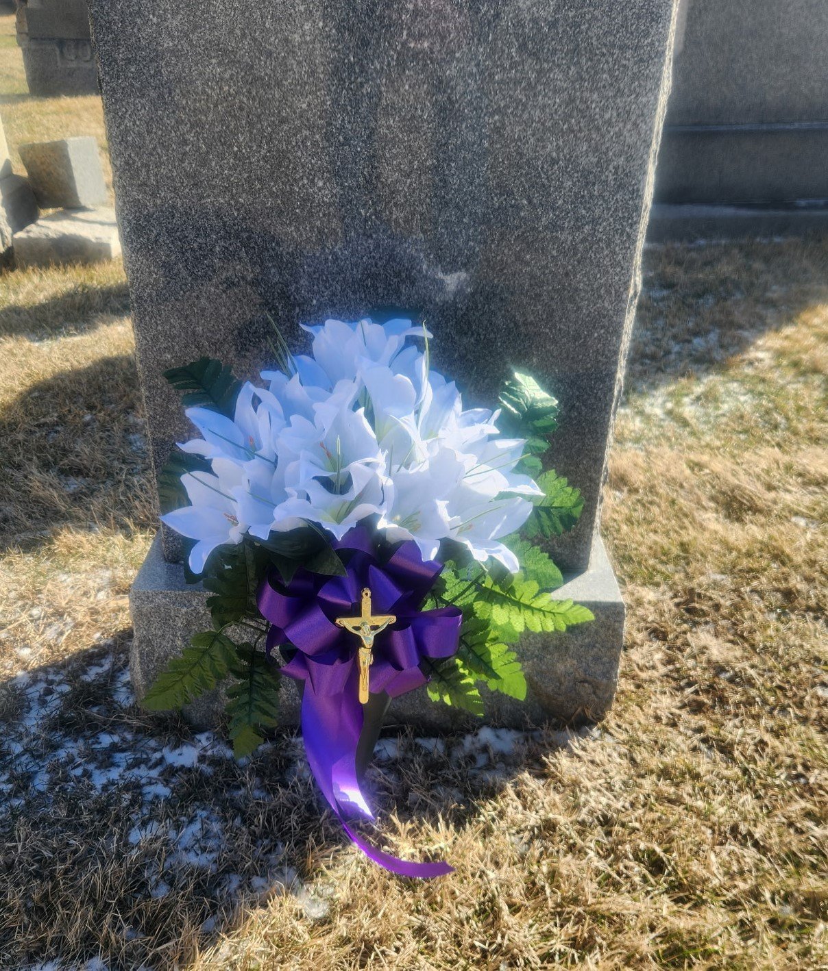 SOLD OUT - Silk Easter Lily Bouquet