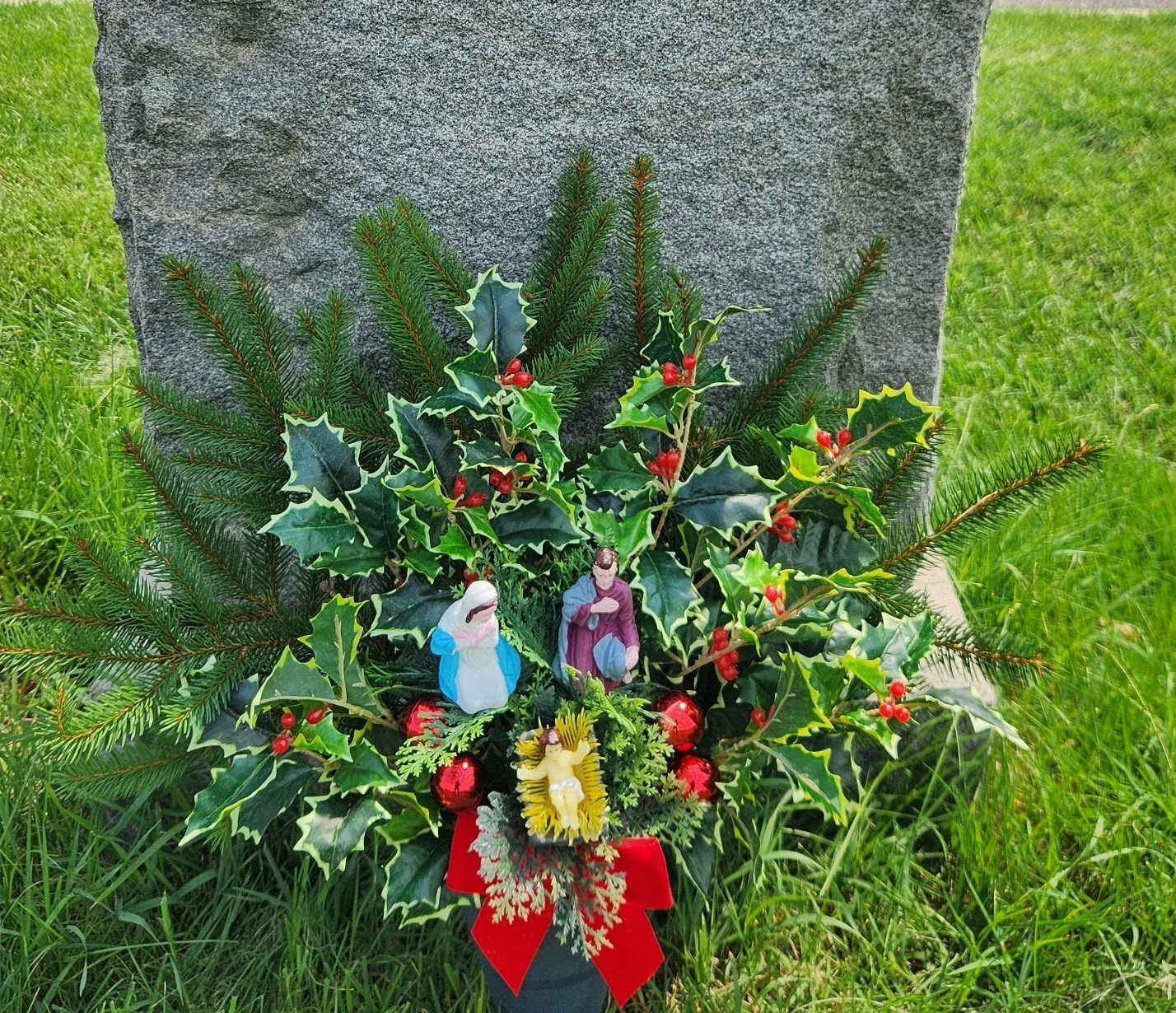 ONLINE ONLY!  Holy Family Silk Bouquet