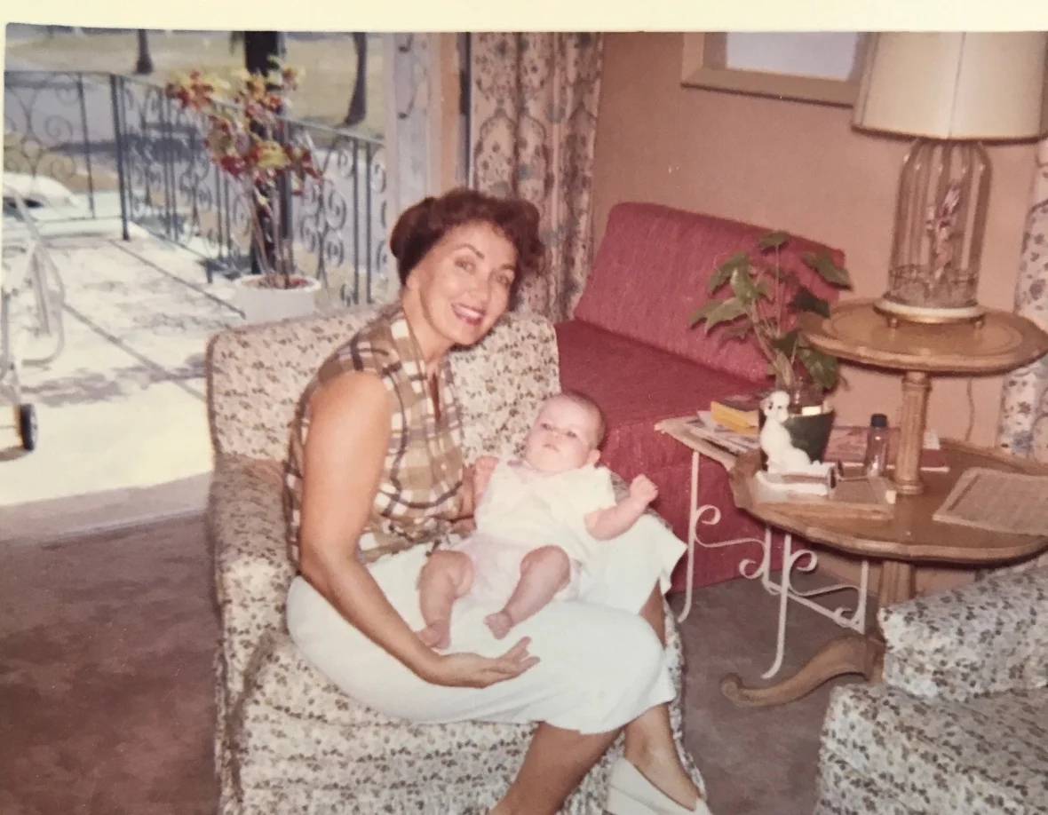 My mother and I a few years before Hurricane Betsy soaked the place in 1965. Today (Sept. 11, 2017), she would have turned 96.