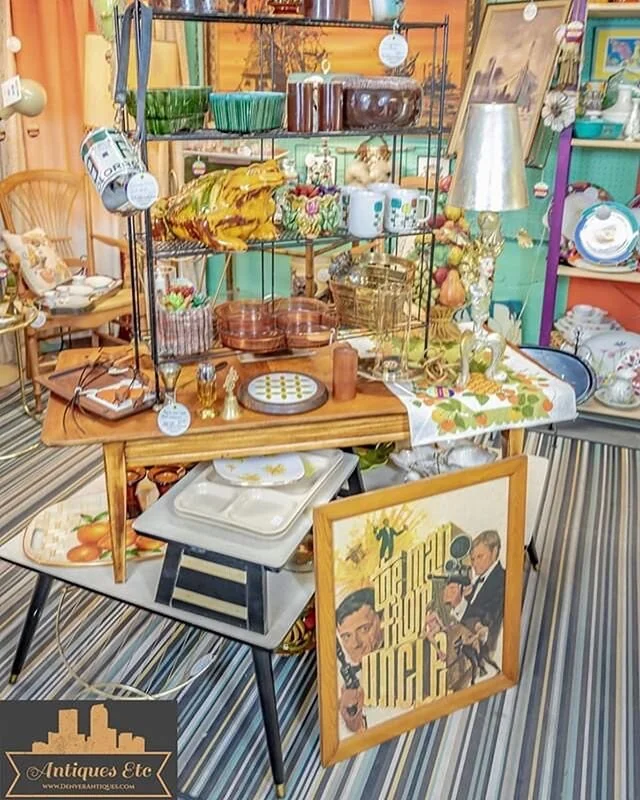 303-329-8208 or info@denverantiques.com  #antiquesetc #denverantiques #antiquemall #colfax #denver #antique #vintage #antiques #fun #retro #rustic #decor #clothing #furniture #mcm #midcentury #chair #art #lighting #swag #safe #socialdistancing #lucit
