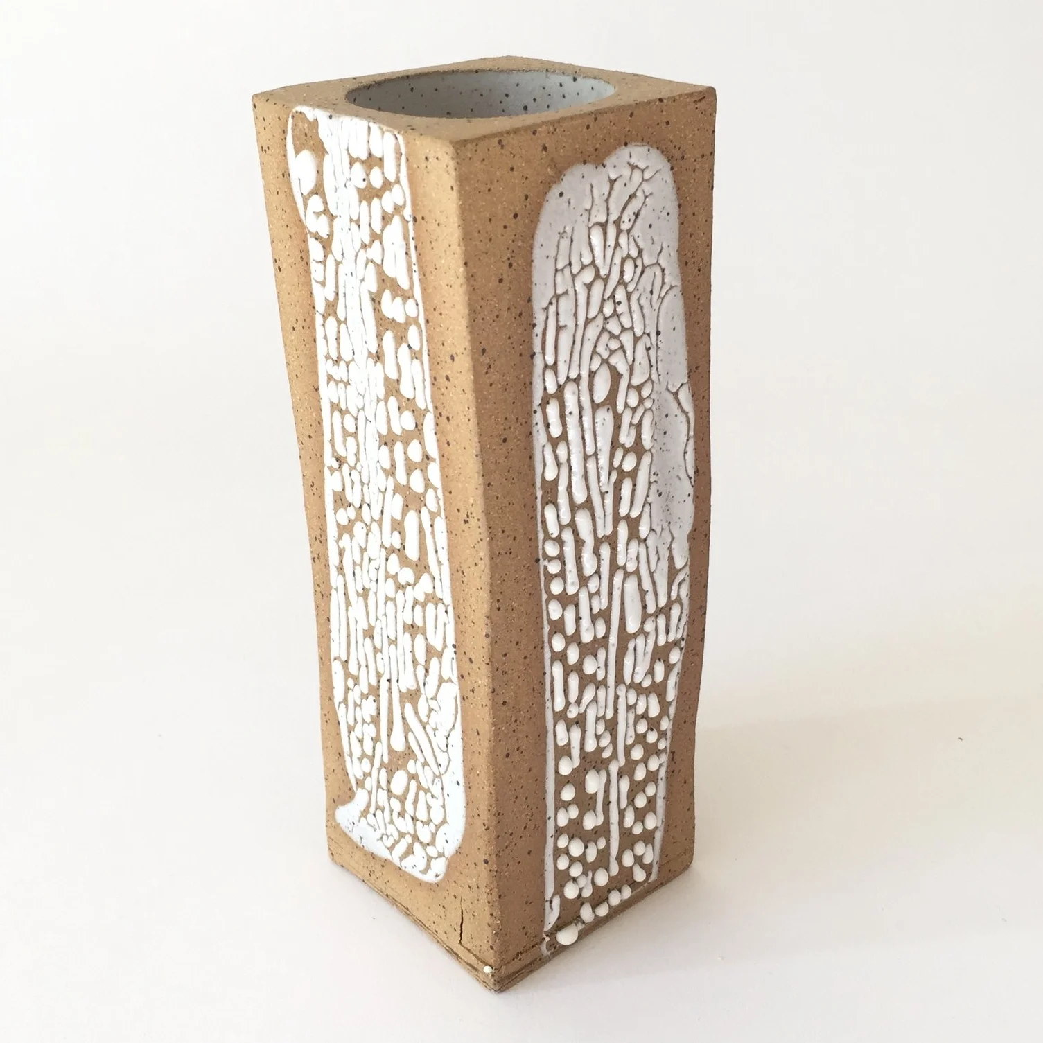 Peninsula Medium Glaze on speckled stoneware. 7"Hx 2.5"W x 2.5" Wholesale 20