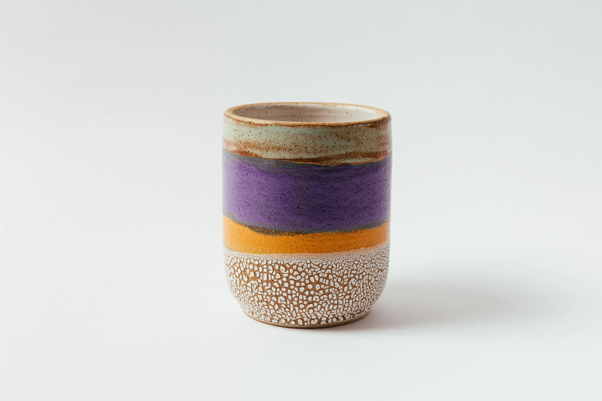 Large Crock Glaze on speckled stoneware. 7"H x 5"W Retail 140