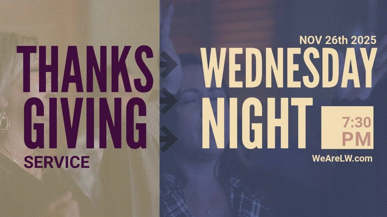 Thanks Giving Service (Service Change)