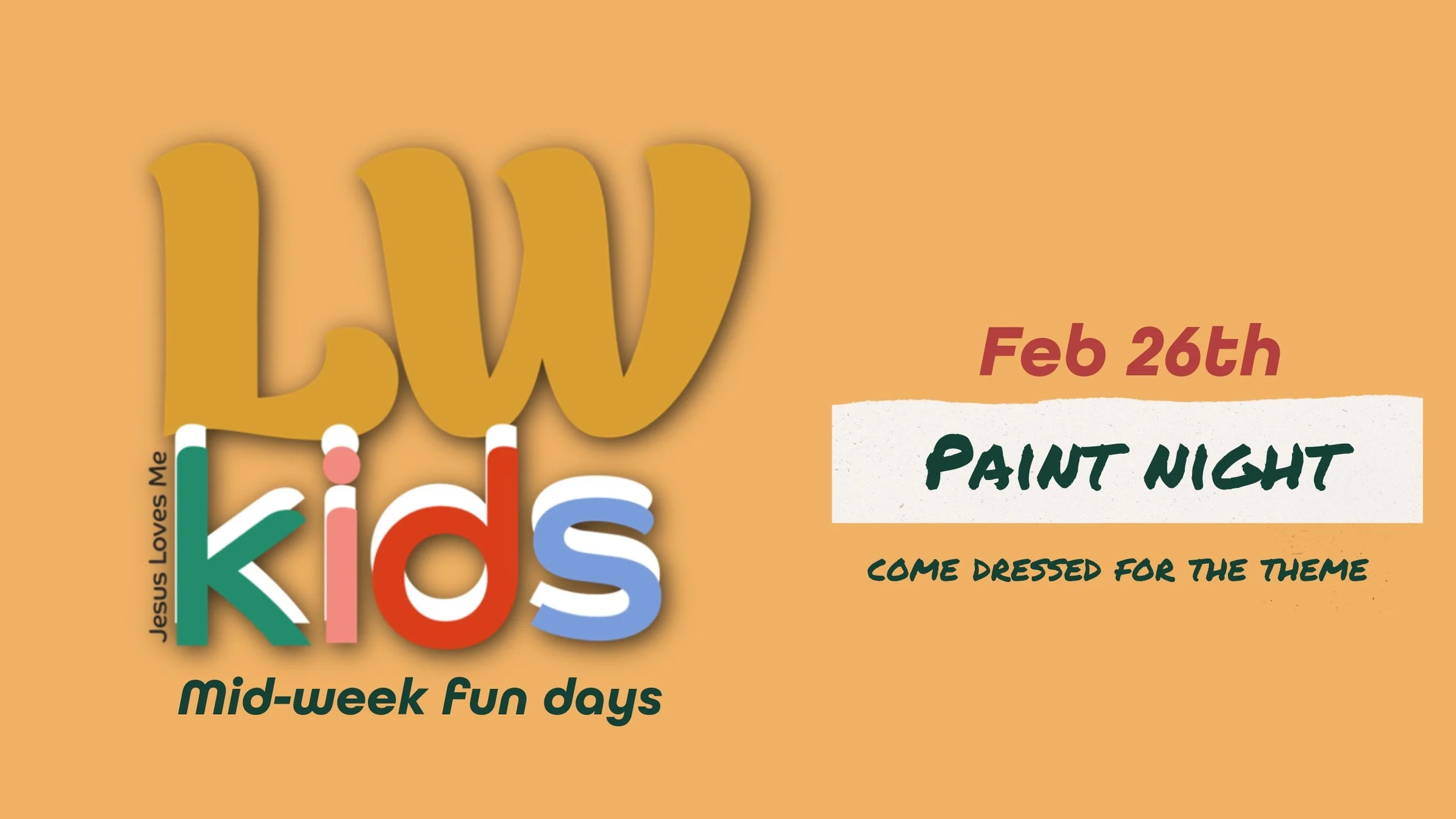 LWkids Mid Week Fun days 