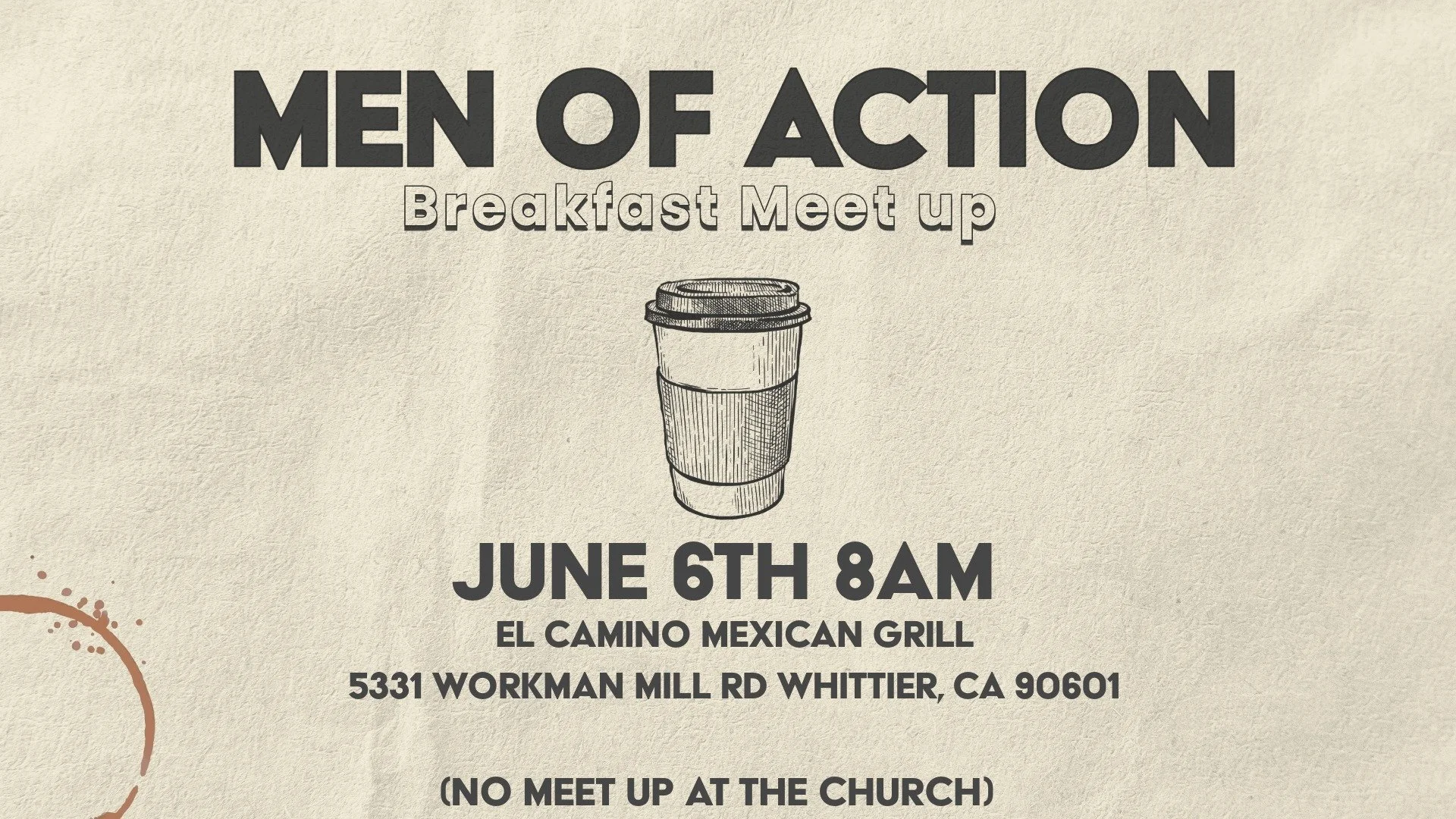 Men's Breakfast Meet Up
