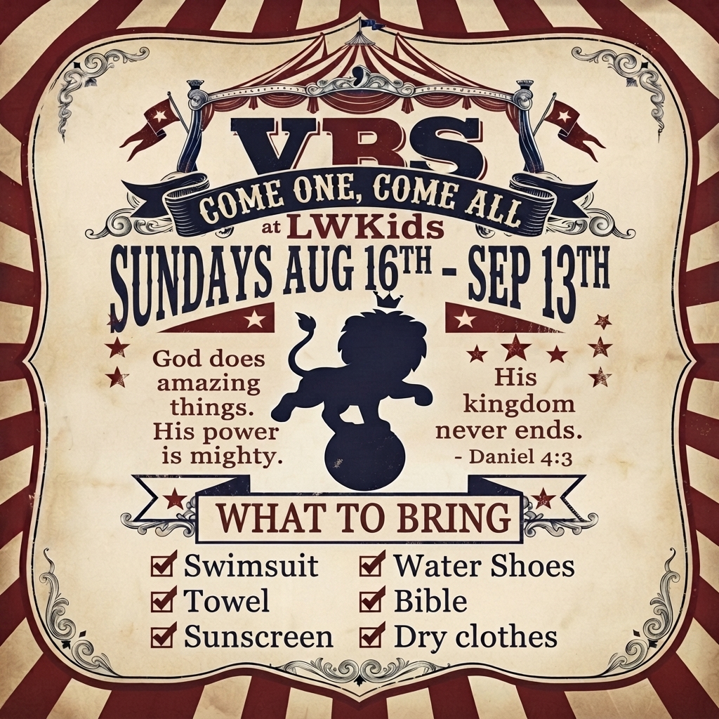 Sunday VBS at LWKIDS 