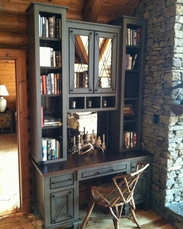 A look back to some previous work. #alabama #carpenters #wood #woodshop #woodworking #awesome #desk #bookshelves #bookshelf #simple #carpentry