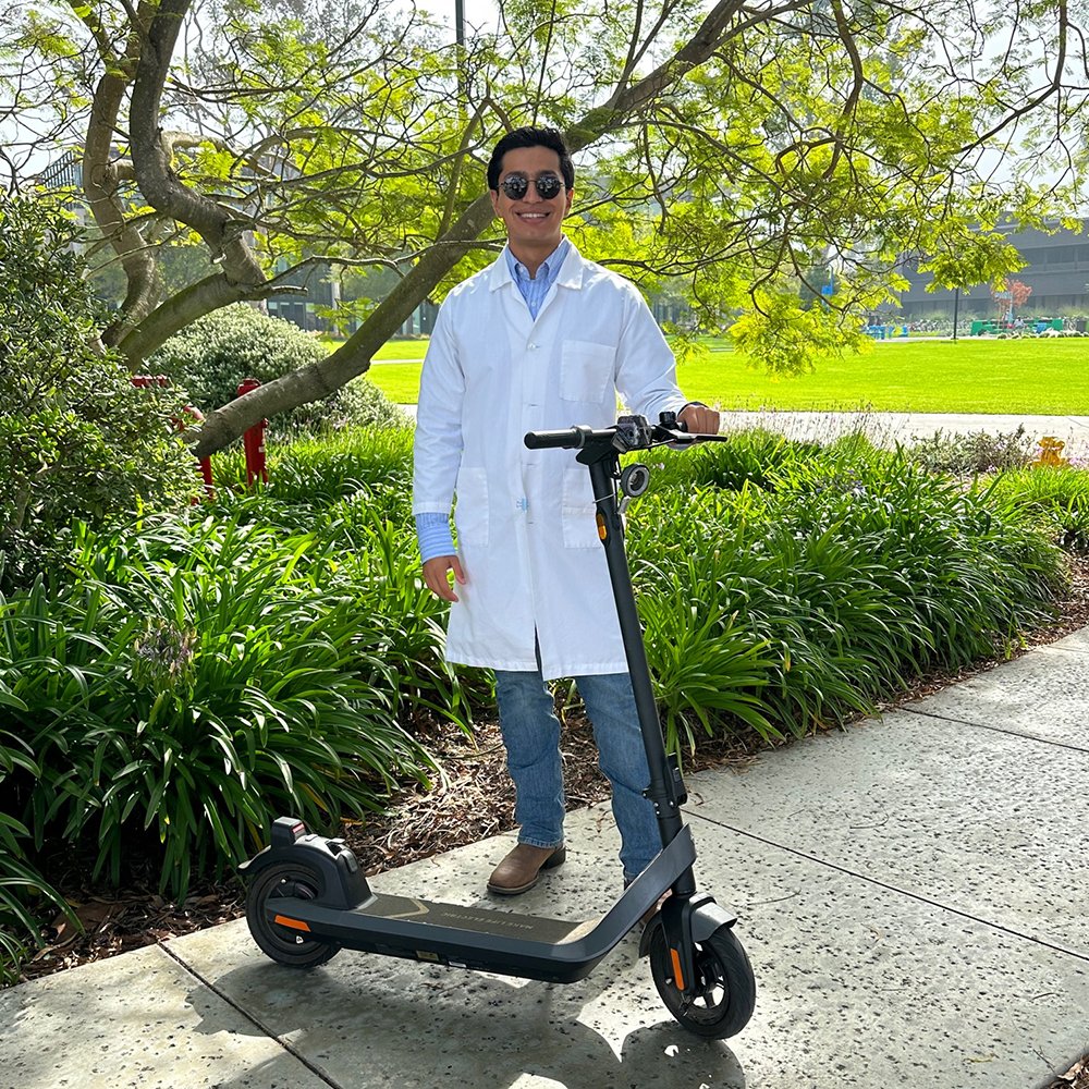 Adrian &amp; his scooter