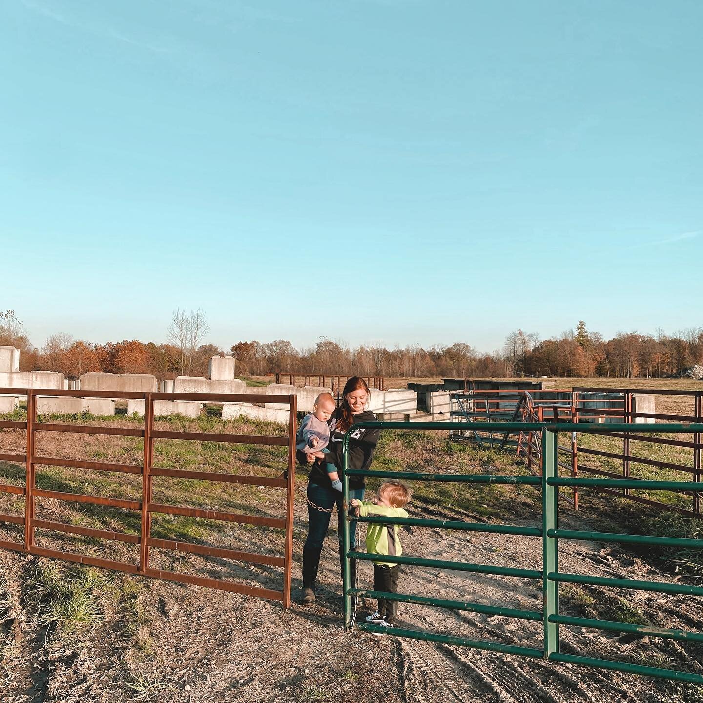 Checking the cows with Aunt Kal 💚