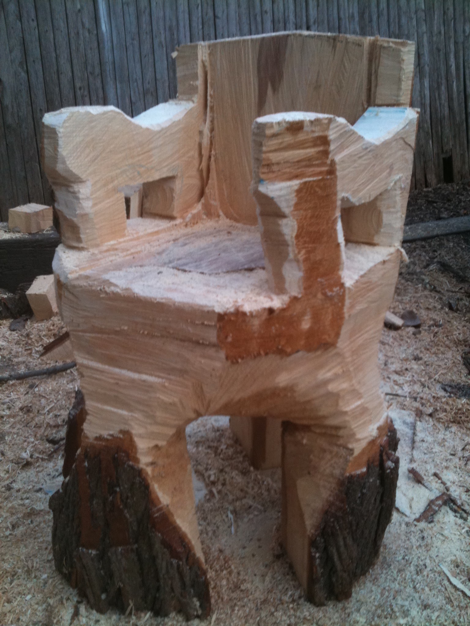 Maple Throne rough cut