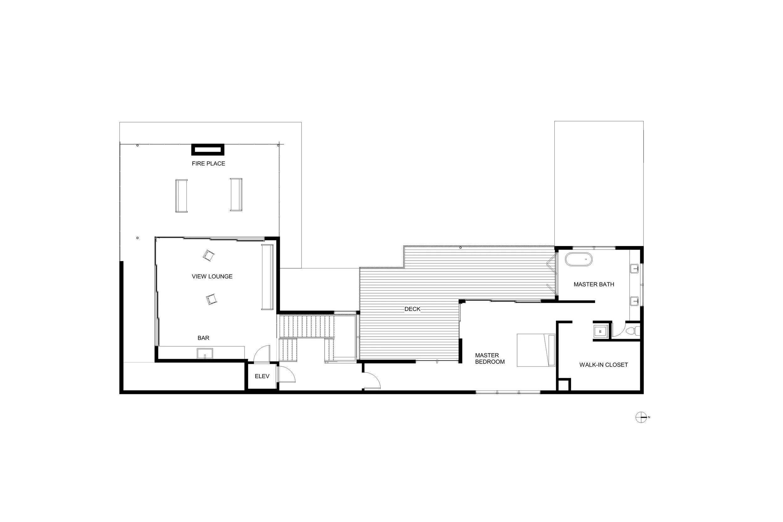 Second Level Floor Plan