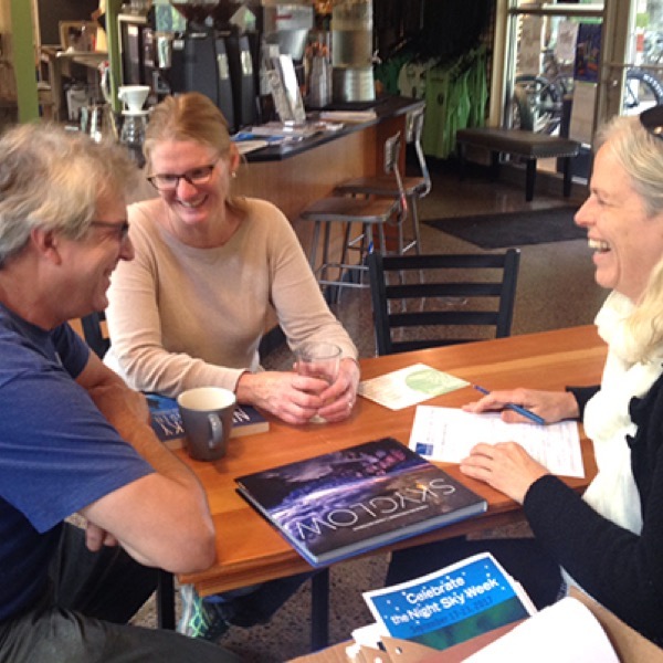 Planning a Star Party at Cedar Coffee Company in Two Harbors