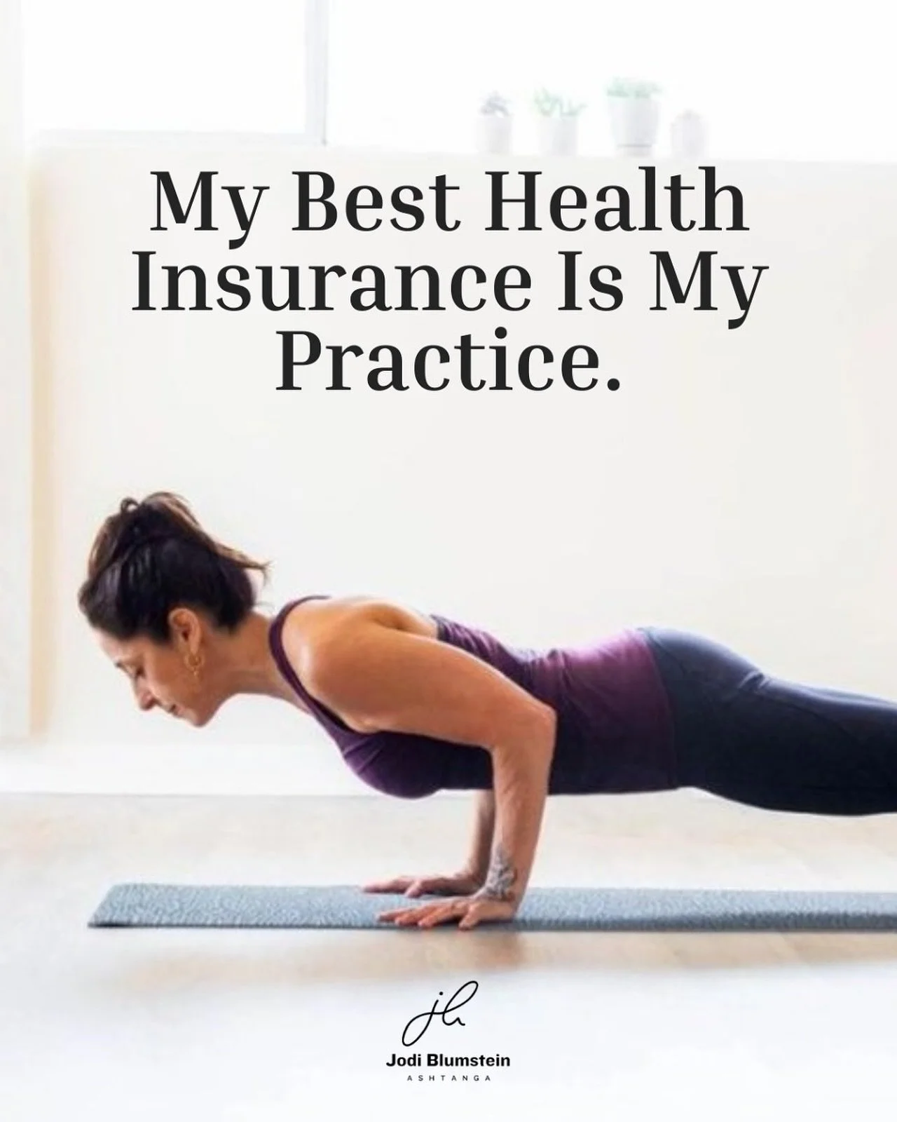 🧘&zwj;♀️ &ldquo;Your yoga practice is the best health insurance you&rsquo;ll ever have.&rdquo;

Years later, I finally understand what that means.

Through life&rsquo;s stresses, injuries, and changes, Ashtanga Yoga has kept me strong, steady, and s
