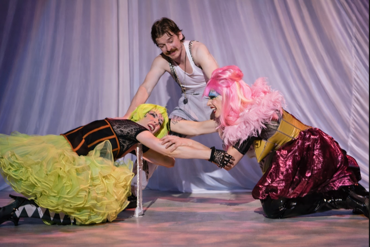 Scene from The Rover, directed by Chris Garcia Peak, produced at Illinois State University.