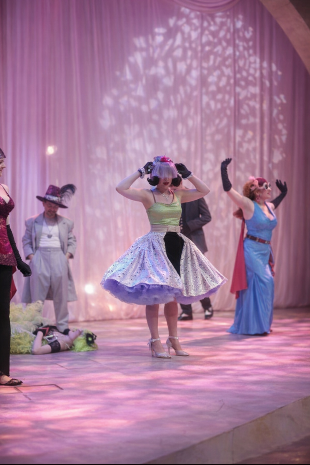 Scene from The Rover, directed by Chris Garcia Peak, produced at Illinois State University.