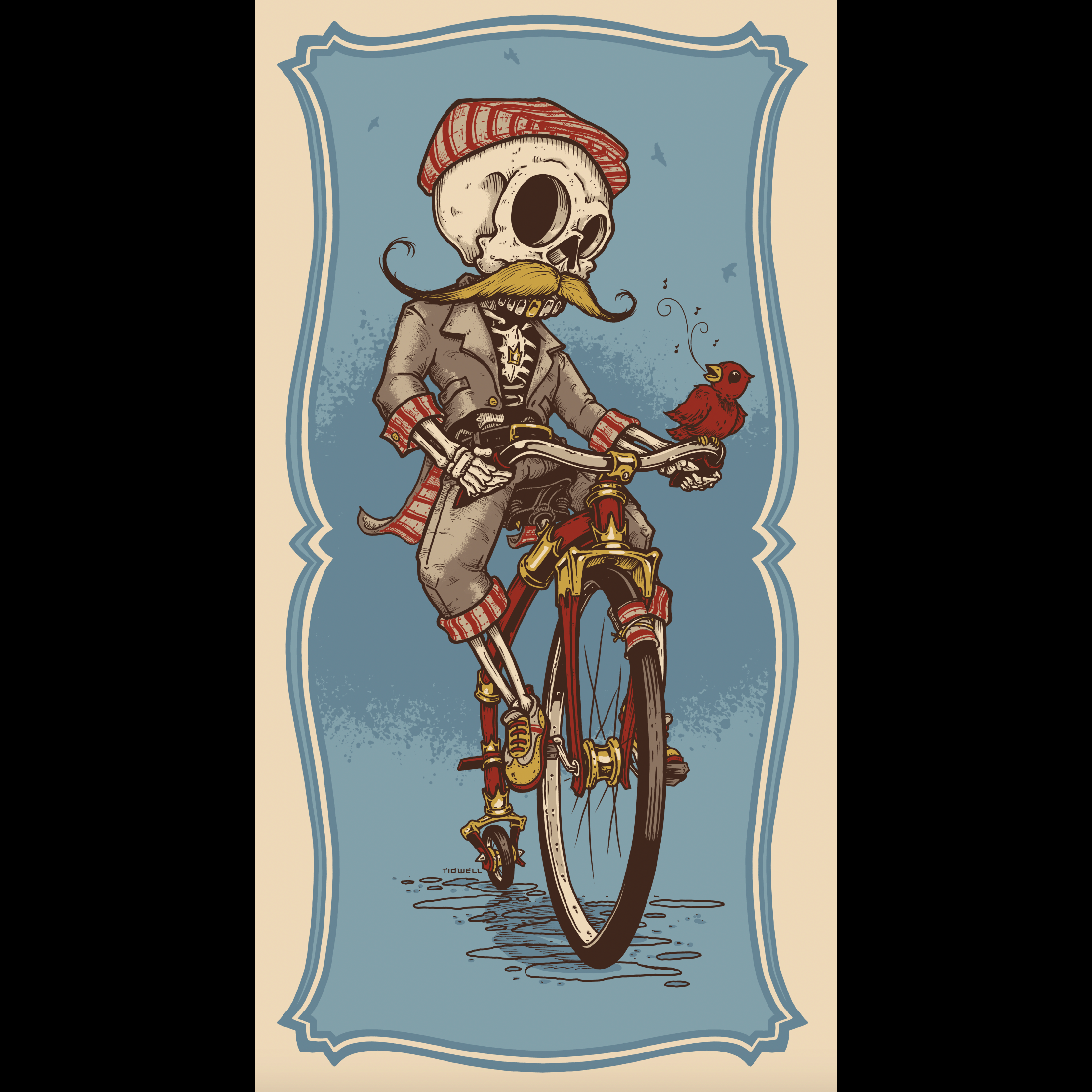 GENTLEMAN CYCLIST PRINT