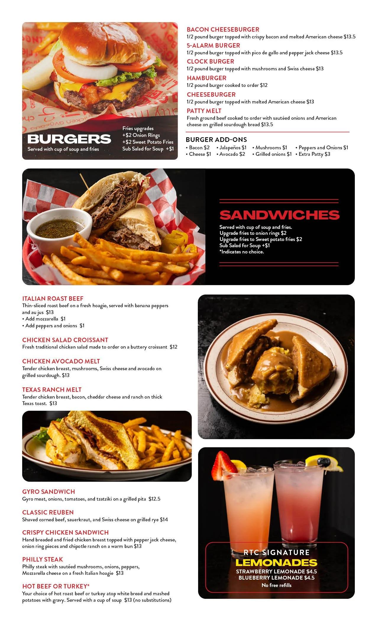 Round The Clock Menu.pdf Breakfast, Lunch & Dinner Menu — Round the Clock Restaurant