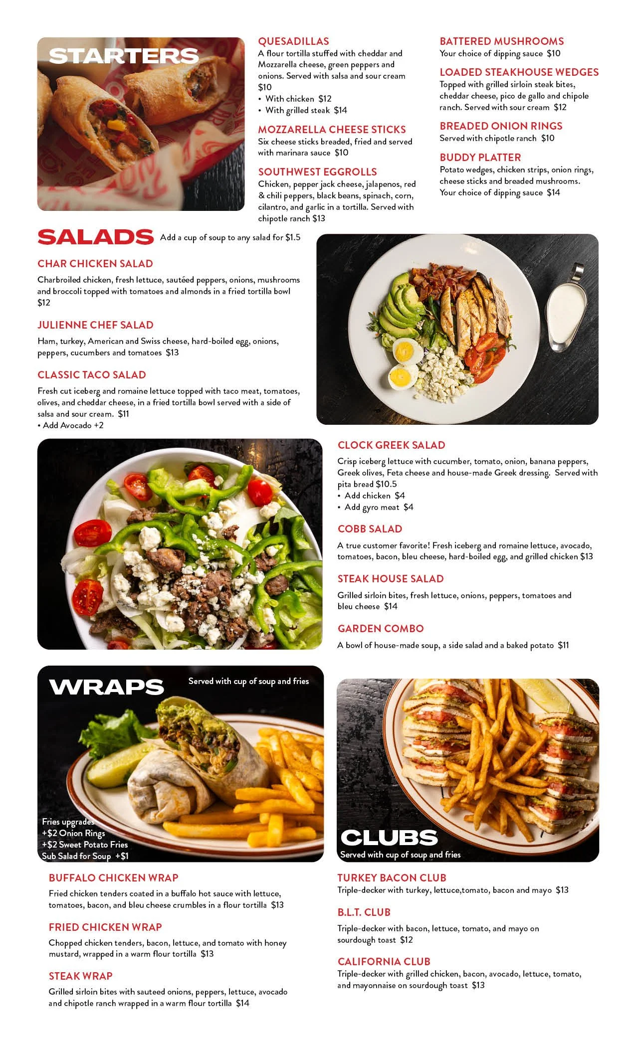 Round The Clock Menu.pdf Breakfast, Lunch & Dinner Menu — Round the Clock Restaurant