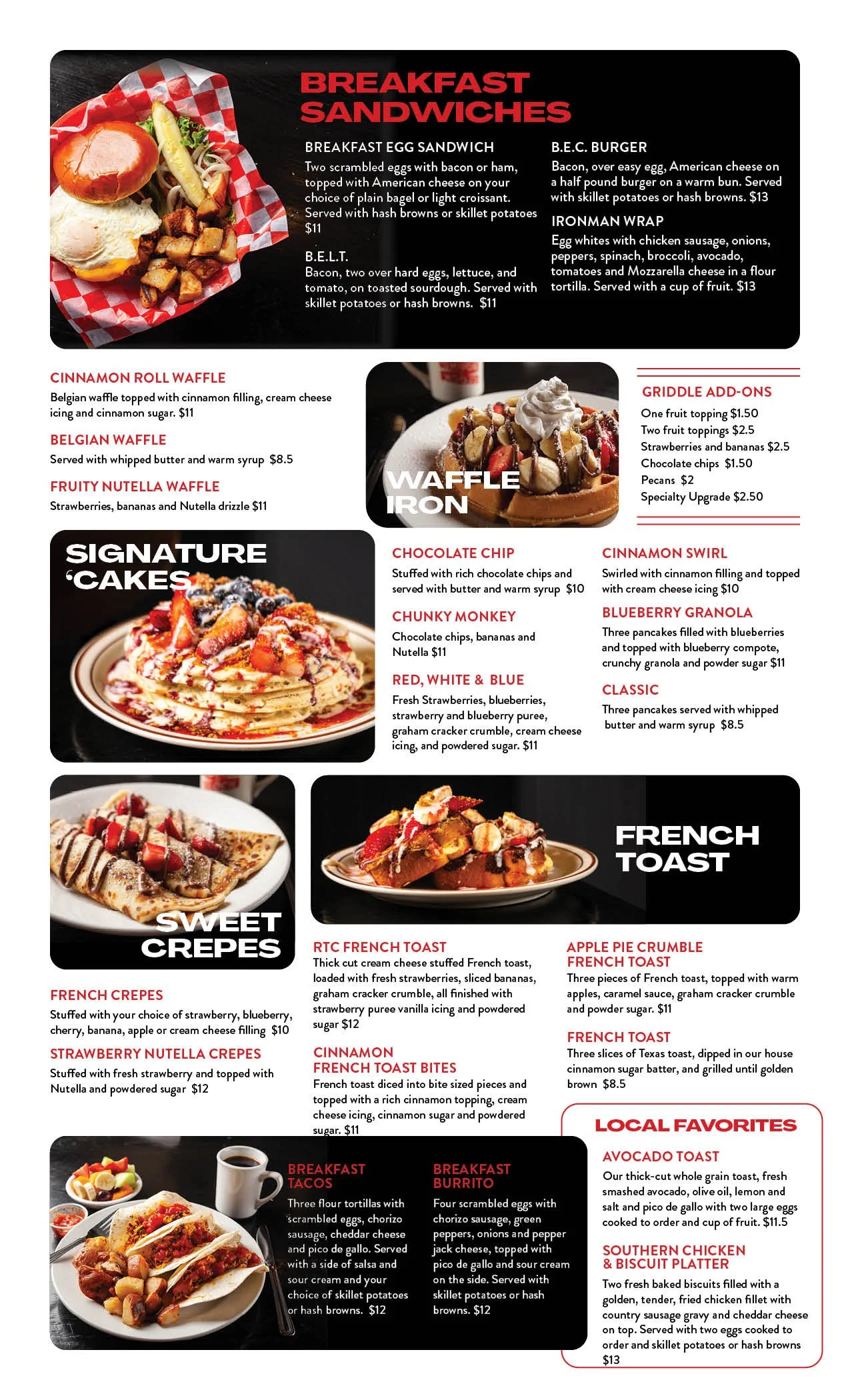 Round The Clock Menu.pdf Breakfast, Lunch & Dinner Menu — Round the Clock Restaurant