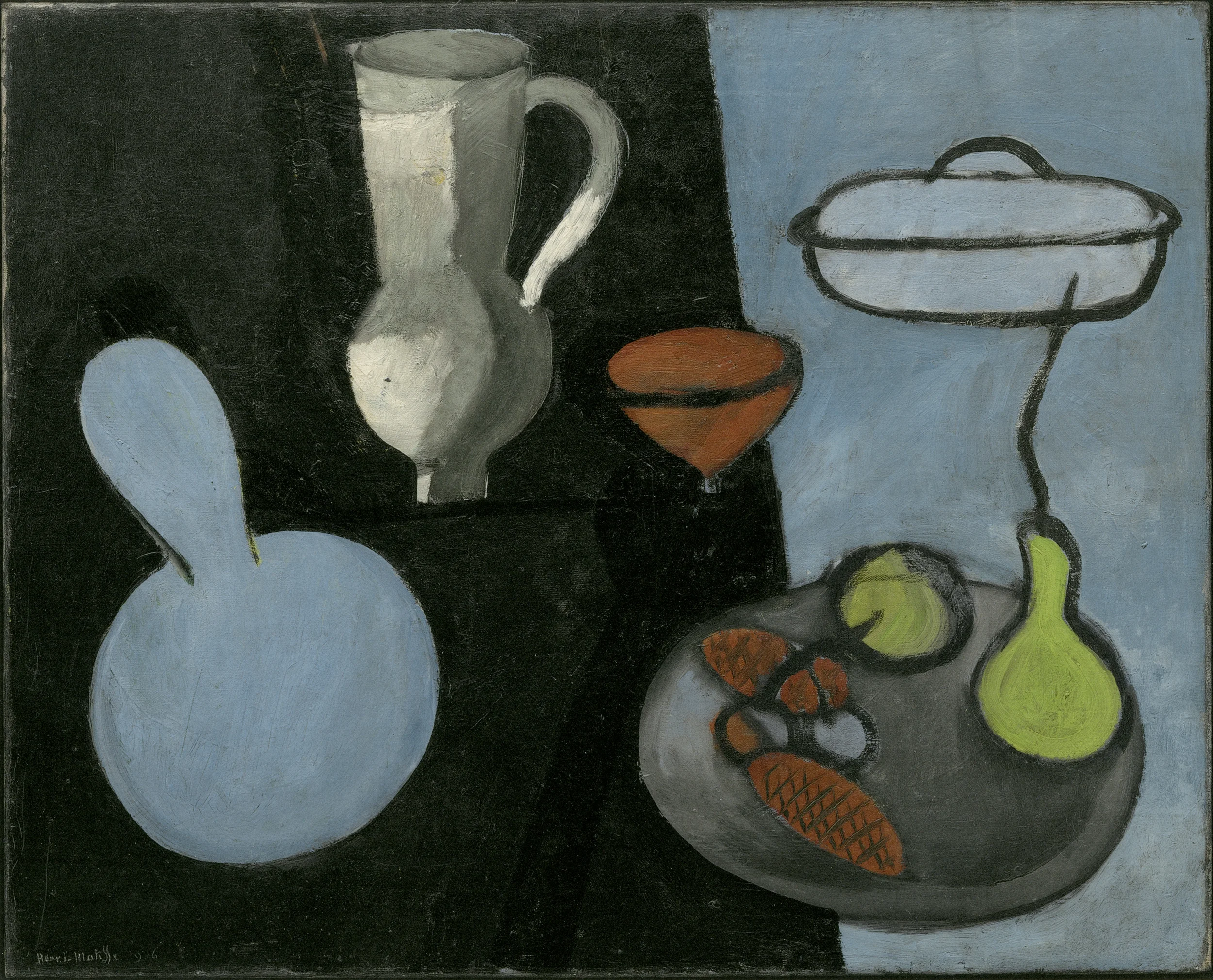 Henri Matisse, Gourds, Issy-les-Moulineaux, 1915-16 Oil on canvas, 65.1 x 80.9 cm The Museum of Modern Art, New York. Mrs. Simon Guggenheim Fund, 109.1935 Photo © Archives H. Matisse © Succession H. Matisse/DACS 2017