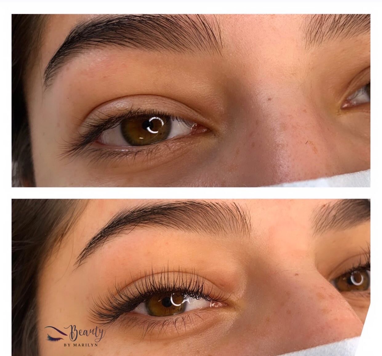 I love this transformation! She wanted a natural look so we did a classic set on her 🥰 
__________________________
* 📆 By appointment only 
* Book online www.beautybymarilyn.com
* Any questions 📲 text. (714) 814-7288
📍8550 Garden Grove Blvd #213 