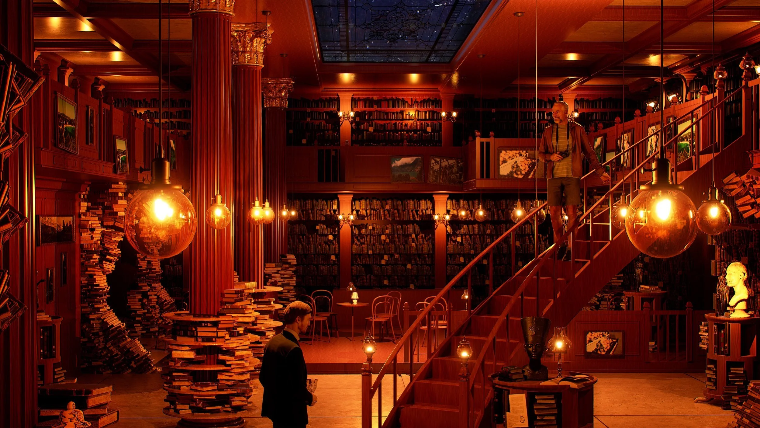 Int. Aziraphale's Bookstore