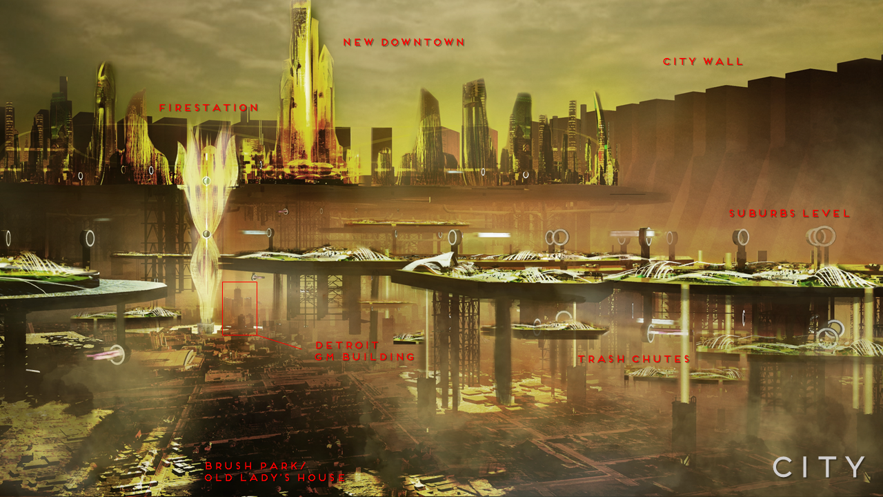 City Map - Detroit 2130